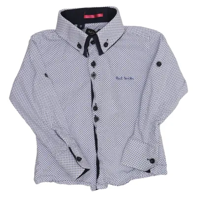 Shirt (White, Blue) from Paul Smith Cotton
