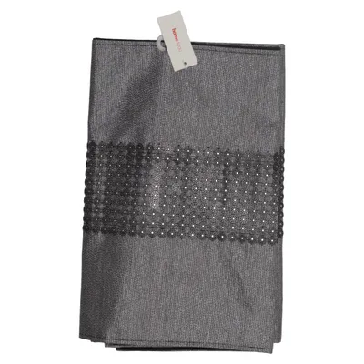 Table runner (Gray) from Home & You Metallic fiber, Polyester