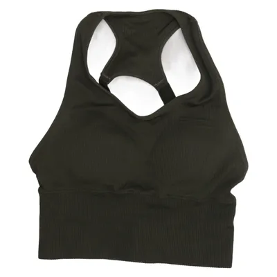 Sports bra (Green) from New Apparel Elastane, Polyamide