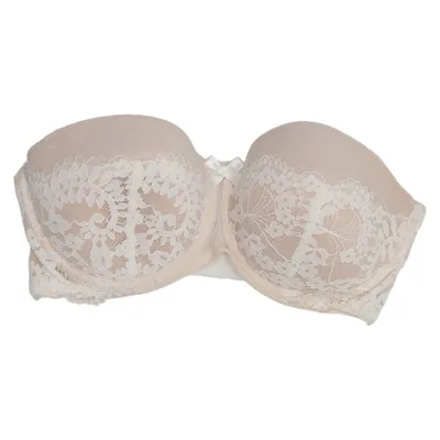BH (Beige, Vit) från Hunkemöller Elastan, Polyamid, Polyester