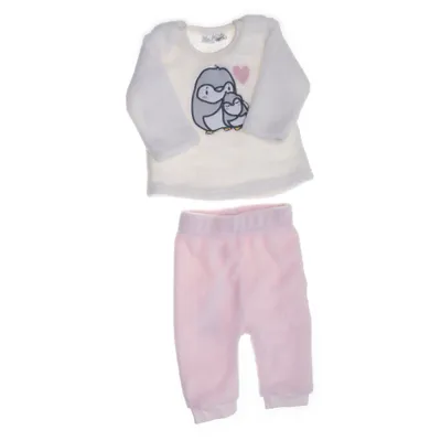 Pyjamas (Vit, Rosa) från Ergee Polyester