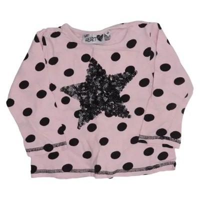 Long sleeve T-shirt (Pink, Black) from Sweet Heart