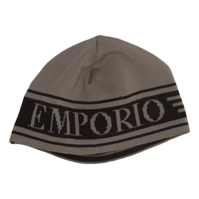 Beanie (Beige, Bruin) van Emporio Armani Wol