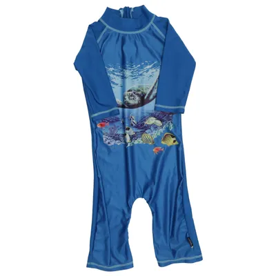 UV beschermende kleding (Blauw, Meerkleurig) van Swimpy Elastaan, Polyester