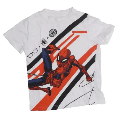 T-shirt (Blanc, Rouge, Noir) de Marvel Spiderman Coton