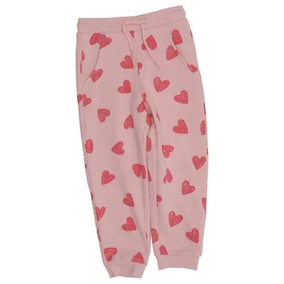 Sweatpants (Pink, Red) from Happy Kids by Tchibo Cotton, Polyester