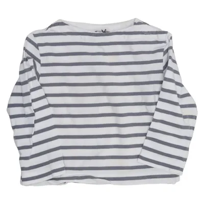 T-shirt à manches longues (Blanc, Bleu) de Jacadi Coton