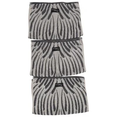 Serviette (Gris, Blanc) de Morgan Madison