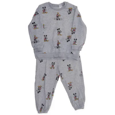 Loungewear (Gray, Multicolored) from H&M Baby Cotton, Polyester, Elastane