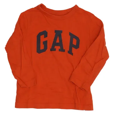 Långärmad t-shirt (Orange, Svart) från BabyGap Bomull