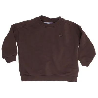 Sweatshirt (Bruin) van Zara Katoen, Elastaan