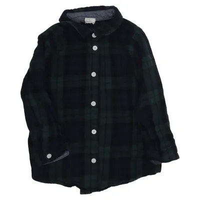 Flannel shirt (Green, Blue) from H&M Cotton
