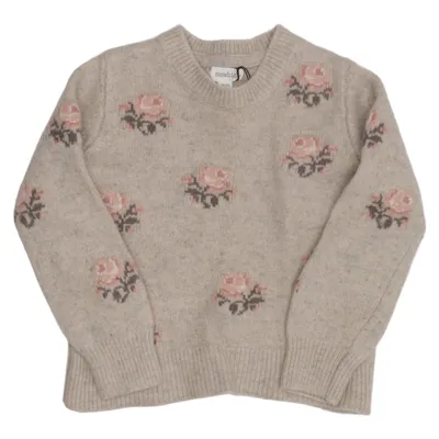 Sweater (Beige, Pink) fra Newbie by KappAhl Uld