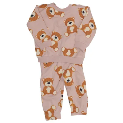Loungewear (Pink, Brun, Flerfarvet) fra Lupilu Økologisk bomuld