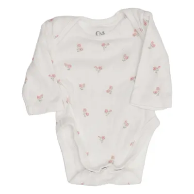 Body (Blanc, Rose) de Baby C&A Coton