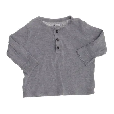 Henley shirt (Grijs) van Skill Katoen, Viscose