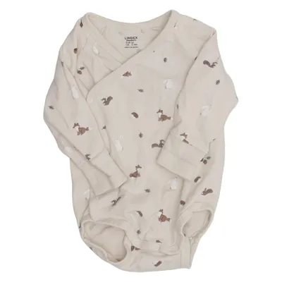 Body (Beige, Mehrfarbig) von Lindex Newborn Baumwolle, Elasthan