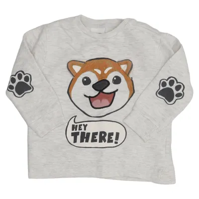 Sweatshirt (Gray) from Zara Baby Cotton, Elastane, Polyester
