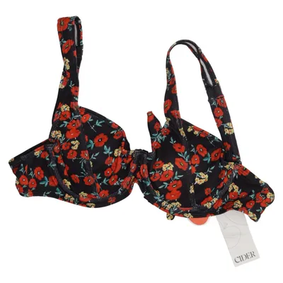 Bikiniöverdel (Svart, Röd, Flerfärgad) från Cider Elastan, Polyester