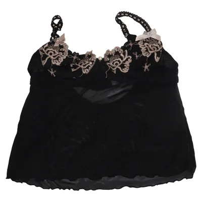 Bustier (Black) from Queentex Elastane, Polyamide, Polyester