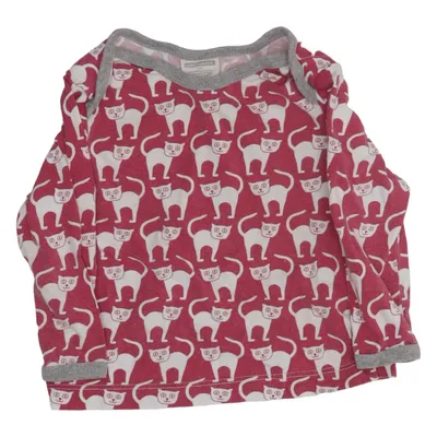 T-shirt à manches longues (Rose, Blanc) de Loud + Proud Coton biologique