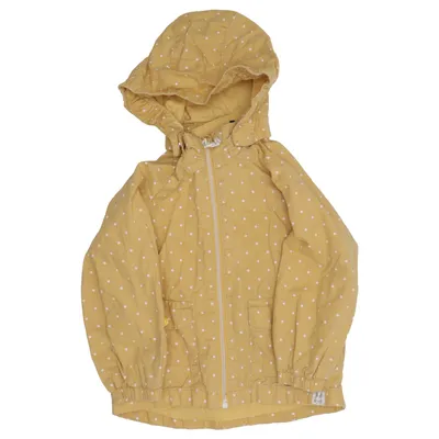 Jacket (Yellow, White) from H&M Cotton, Polyester