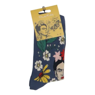 Strømper (Blå, Flerfarvet) fra Frida Kahlo Bomuld, Elastan, Polyamid
