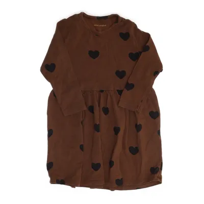 Klänning (Brun, Flerfärgad) från Mini Rodini Elastan, Lyocell