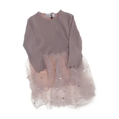 Brudnäbbsklänning (Beige) från NNJXD Bomull, Polyester