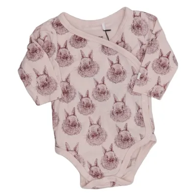 Body (Rose) de Little Me Coton, Élasthane