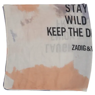 Sjal (Blå, Hvid, Orange) fra Zadig & Voltaire Parfums Polyester