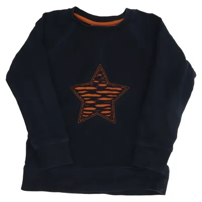 Collegetröja (Blå, Orange) från Geggamoja