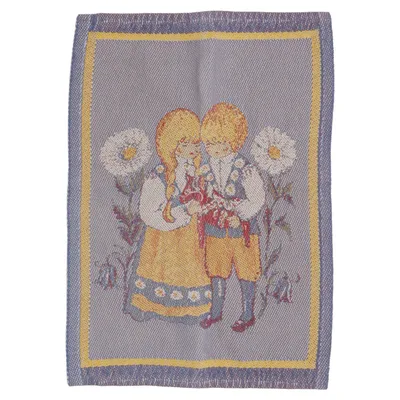 Keukenhanddoek (Blauw, Geel, Meerkleurig) van Ekelund Katoen