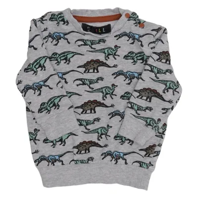 Sweatshirt (Gray, Multicolored) from Skill Cotton, Viscose