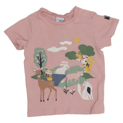 T-shirt (Roze, Meerkleurig) van Polarn O. Pyret Organisch katoen