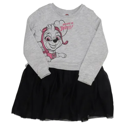 Dress (Gray, Black, Pink) from Nickelodeon Cotton, Recycled polyester, Viscose