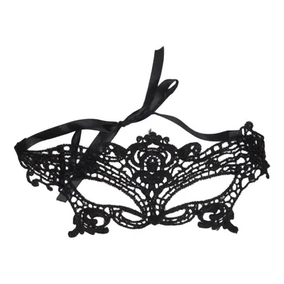 Masquerade-masker (Zwart)