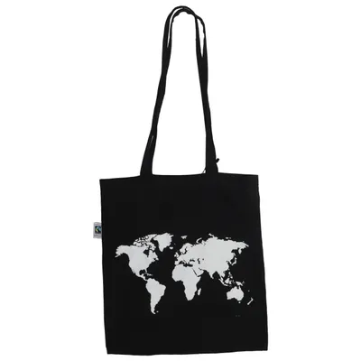 Sac en toile (Noir, Blanc) de Fair Trade Coton