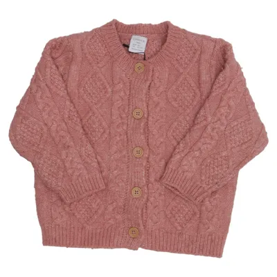 Strickjacke (Pink) von Lindex Kids Polyester, Wolle