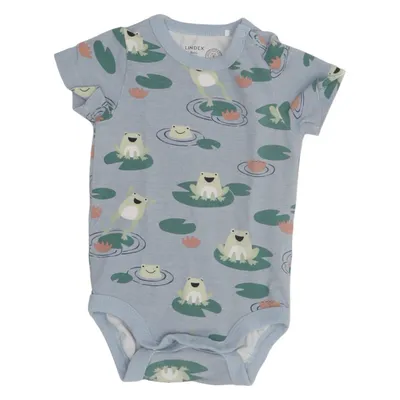 Body (Blå, Grön) från Lindex Baby Bomull, Elastan