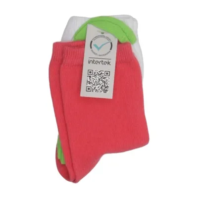 Chaussettes (Blanc, Rose, Vert) de Intertek