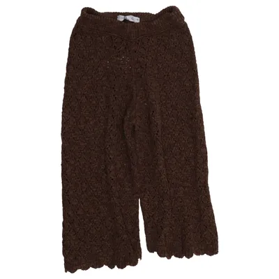 Broek (Bruin) van Zara Katoen, Viscose