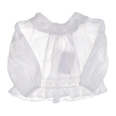 Blouse (White) from Zara Cotton