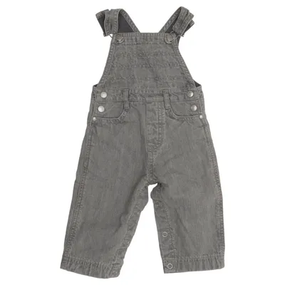 Hängselbyxor (Grå) från Petit Bateau Bomull