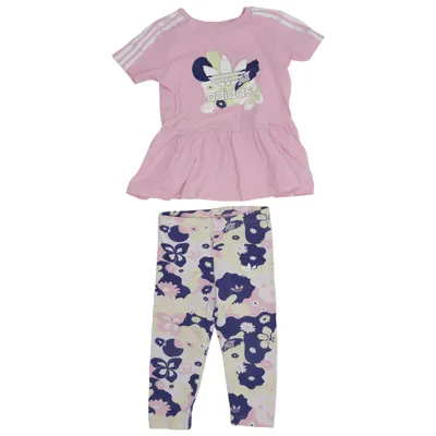Set (Pink, Multicolored) from Adidas Cotton, Elastane