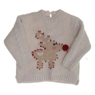 Trui (Wit, Beige) van Zara Baby Acryl, Polyester, Polyamide