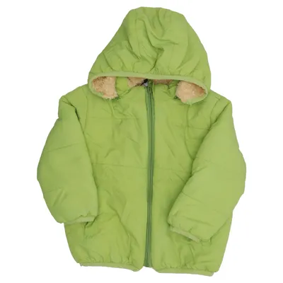 Veste d'hiver (Vert, Beige) de Garment Polyester