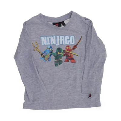 Långärmad t-shirt (Grå) från LEGO Ekologisk bomull, Polyester