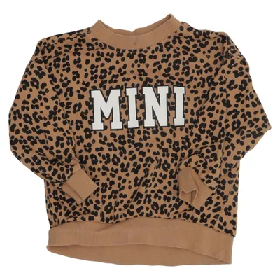 Collegetröja (Beige, Svart) från Mini Gina Tricot Bomull