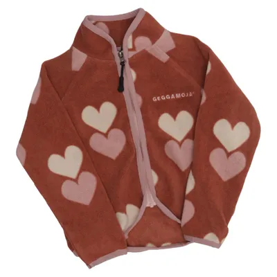 Fleece jacket (Brown, Multicolored) from Geggamoja Polyester